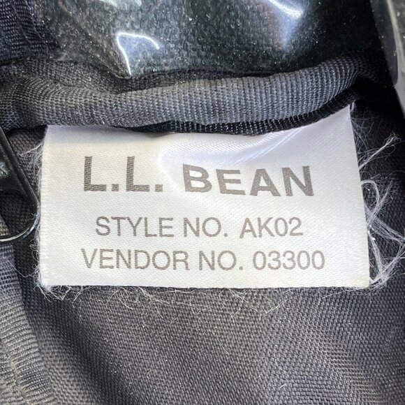 L.L. Bean Green Canvas Zippered Compartments Carry Handles AK02 Mini Duffel Bag - Picture 10 of 11